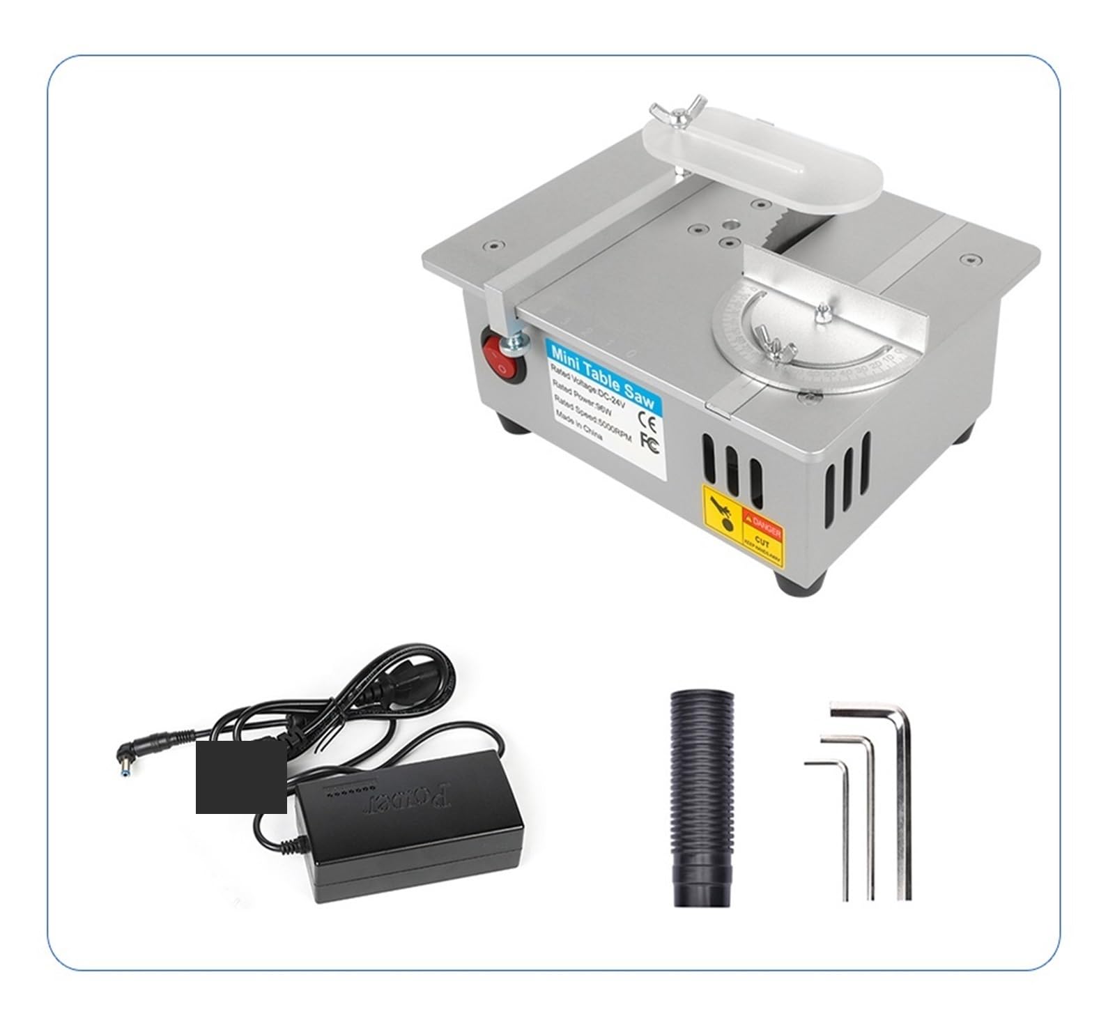 Mini-Multifunktions-Tischkreissäge, elektrische Tischkreissäge, hebbares Sägeblatt, , Haushalt, DIY, Schneidwerkzeug, Schneidemaschine Schmuckbearbeitung, Polieren(S2 with Power,Plug(1typeC-1USB))