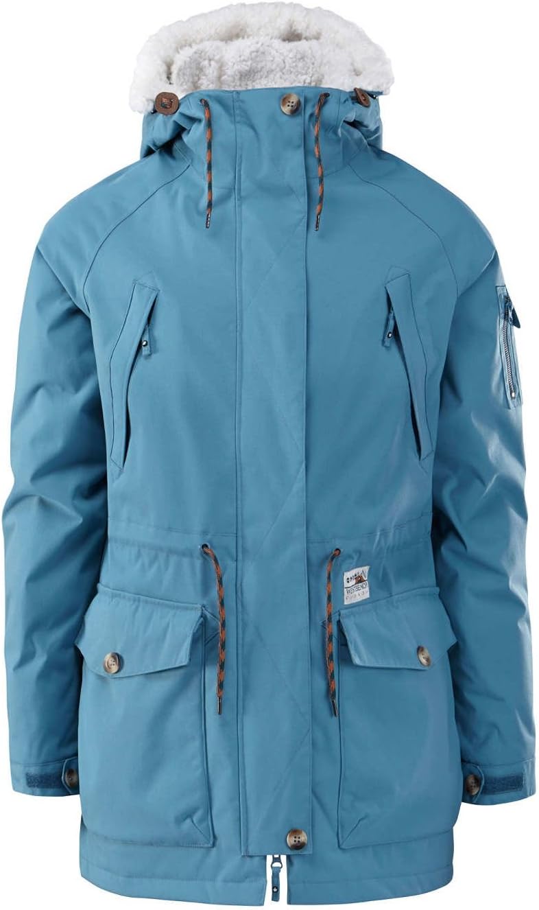 West Beach Women's Dolly Parka Jacket - Blue(Endless Blue) , Size : 3, M