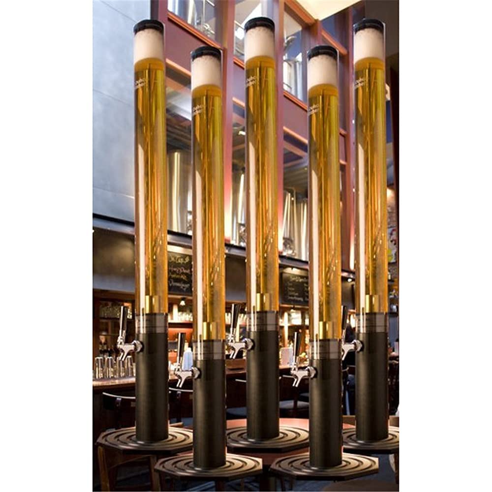 MU Bierturm, Bier Kass Dispenser Dispenser Mit 5,0 L Biergläsern Barrel Alkohol Weingießer Getränke Spender Bar Werkzeuge Für Home Xxxl