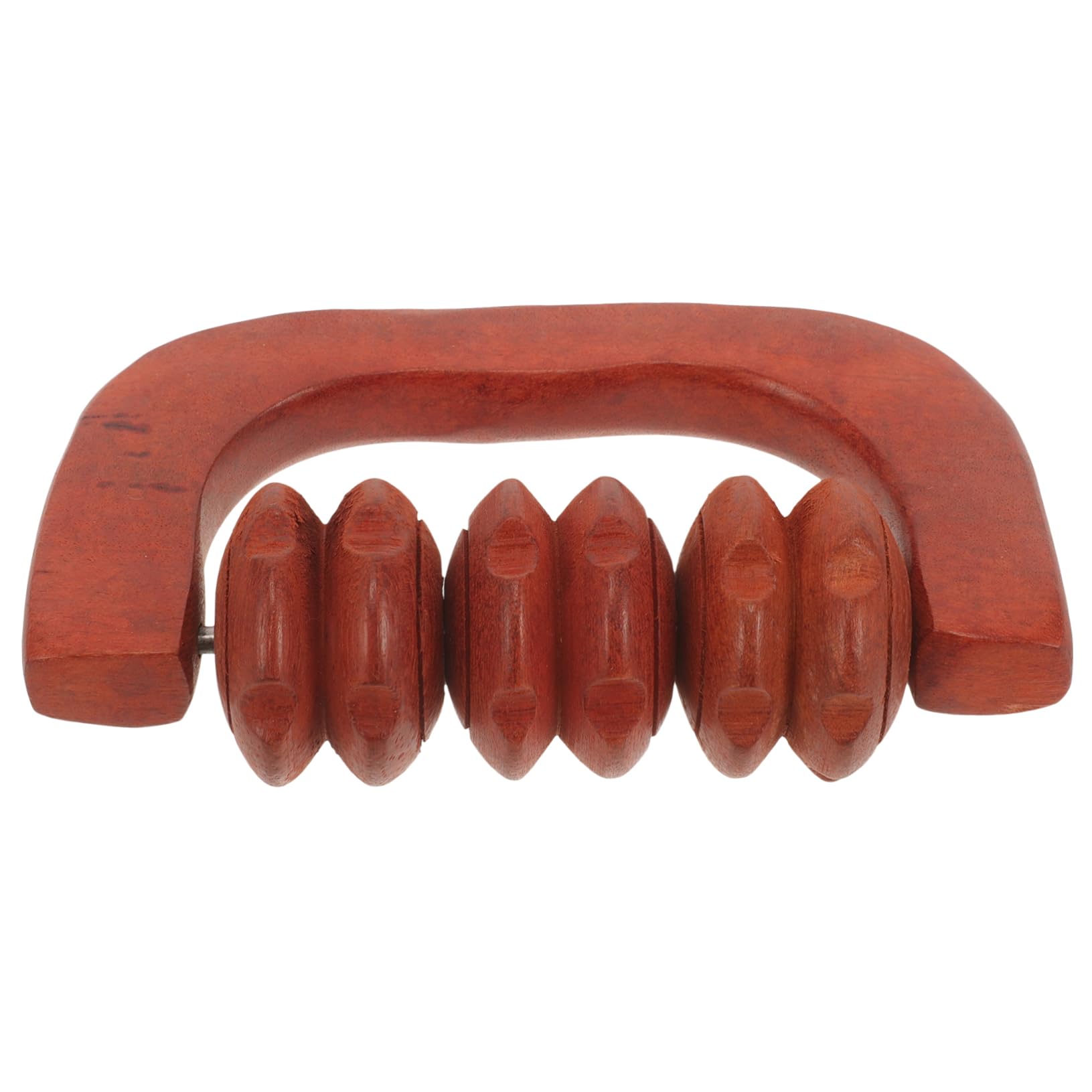 4 Piezas Rodillo de Masaje de Madera Portátil Muscular Rodillo Manual Masajes Relajantes Pies y Espalda Ejercicio y
