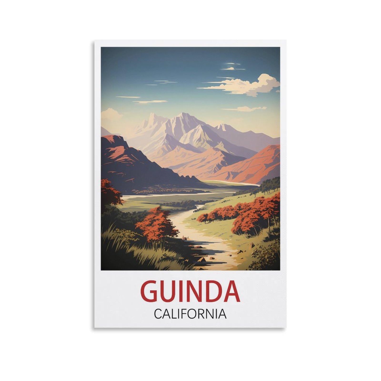 Vintage Metal Tin Signs Art Retro Plaque for Bars Pub Playroom Man Cave Wall Decor Guinda California Posters 30x40cm