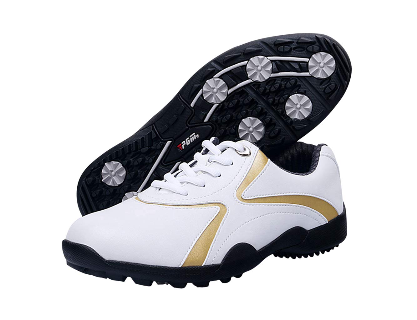 Zapatos de Golf Impermeables para Hombre, Zapatos de Golf Spikeless