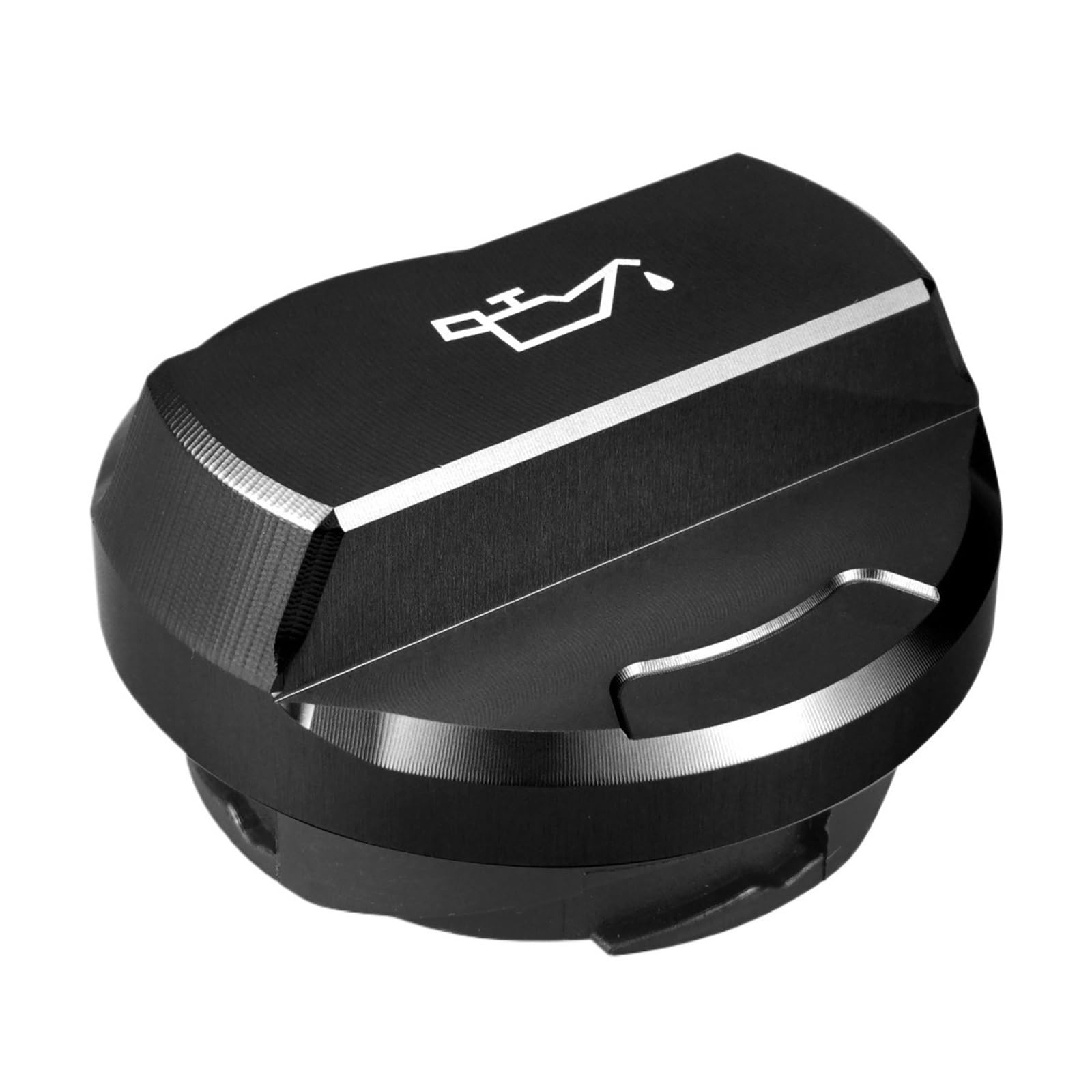 Tapón de llenado de aceite de motor Para VW Para Golf Para Passat Para B8 Para Mk7 Para GTI Para R Para Polo Tapón Llenado Aceite Motor Accesorios Repuesto(Black)