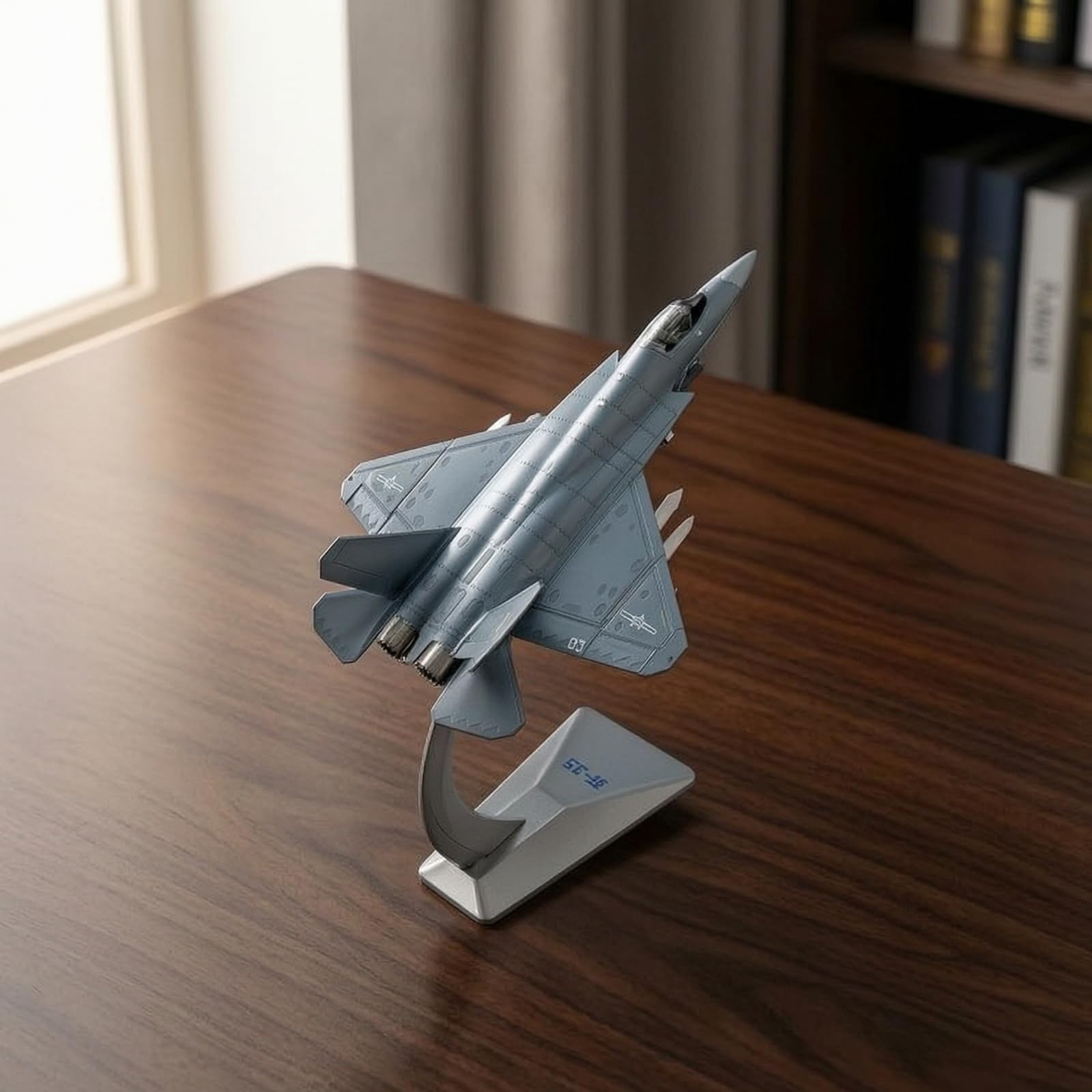 Gralara Modellino di Caccia Modello di Aereo Militare Realistico Modellino in Metallo 1:48 Stabile Modellismo per Collezionisti, Esposizione