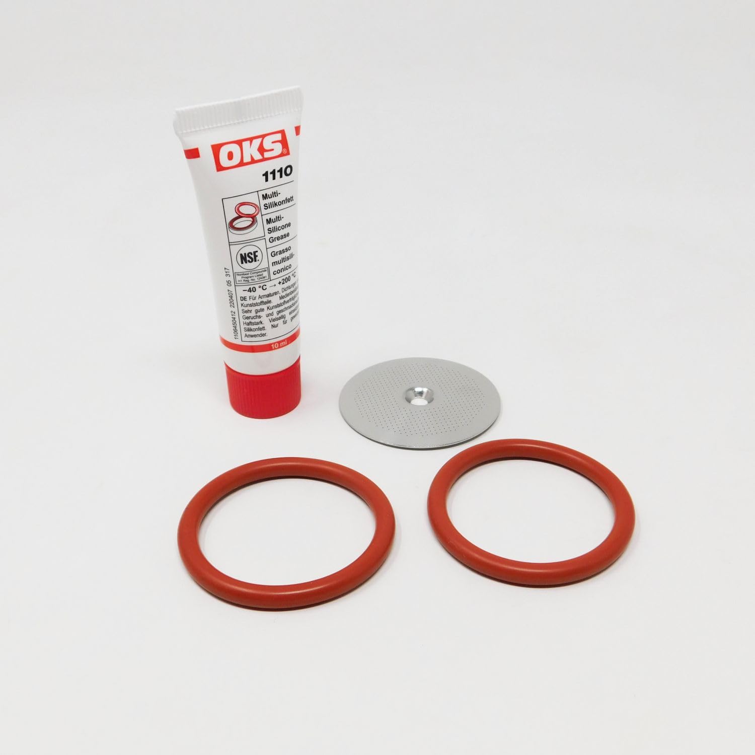 2 Dichtungsringe Für DeLonghi Kaffeemaschine - Inklusive Lebensmittelfett