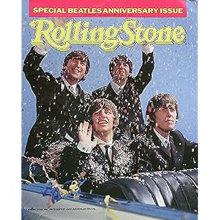 The Beatles, Rolling Stone (février 1984) Mini poster et cadre pour carte - Les Beatles, Paul McCartney, John Lennon, RIngo Starr, George Harrison