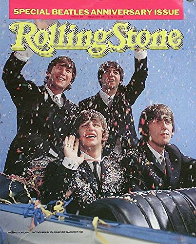 The Beatles, Rolling Stone (février 1984) Mini poster et cadre pour carte - Les Beatles, Paul McCartney, John Lennon, RIngo Starr, George Harrison The Beatles, Rolling Stone (février 1984) Mini poster et cadre pour carte