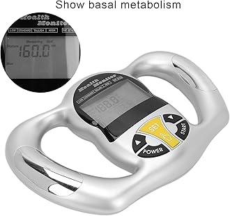 Body Fat Analyzer, Handheld Body Fat Measurement Device Body Fat Measuring BMI Meter Fat Analyzer Monitor Measure Body Fat Percentage Machine Body Fat Tester Analyzer for Fitness