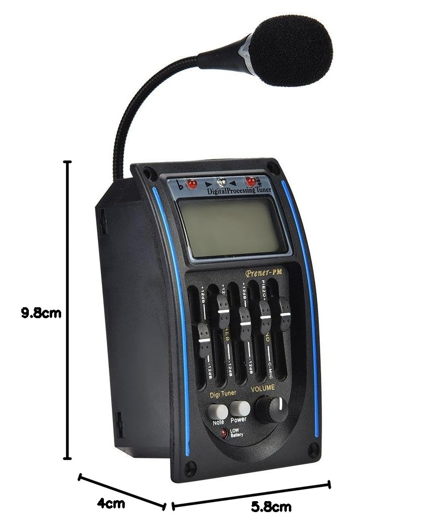 5 Bandes préamplificateur piézo-électrique Micro pour Guitare Acoustique