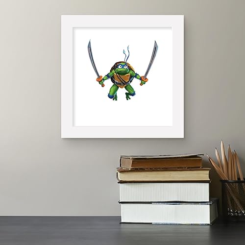 Miniatura 4 de Trends International Gallery Pops Nickelodeon Teenage Mutant Ninja Turtles Mutant Mayhem - Póster de pared de Leo, 12 x 12 pulgadas, versión de