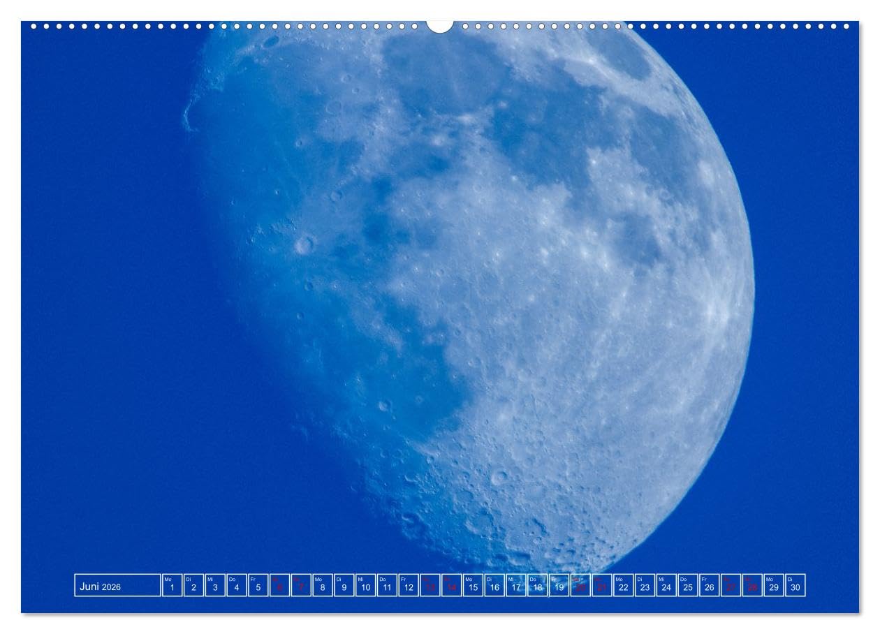 Faszination Mond - der etwas andere Mondkalender (hochwertiger Premium Wandkalender 2026 DIN A2 quer), Kunstdruck in Hochglanz: Viele Menschen sind ... schönen Mondfotos erfreuen. (CALVENDO Natur)