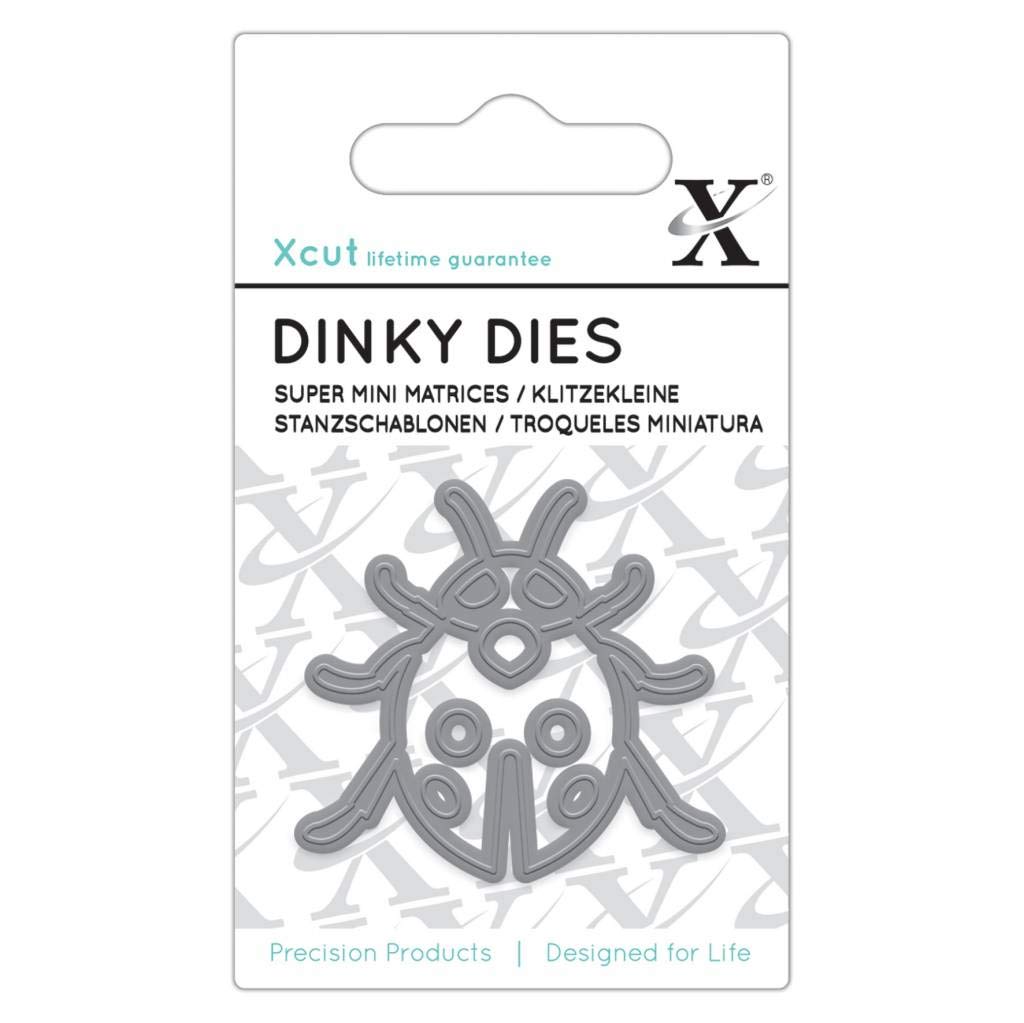 Xcut Stainless Steel Dinky Dies Ladybird, Carbon Steel, Art & Craft, Carbon Cutting Tool Supplies, For Beautiful Decoration, Card Making, Gift Tag, Wrapping, Scrapbooking, Invitation Making, Crafters Companion