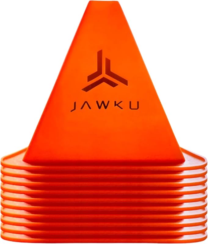 Sistema de entrenamiento Speed ​​Cones para agilidad, velocidad, ejercicios y entrenamiento deportivo atlético, 10 conos