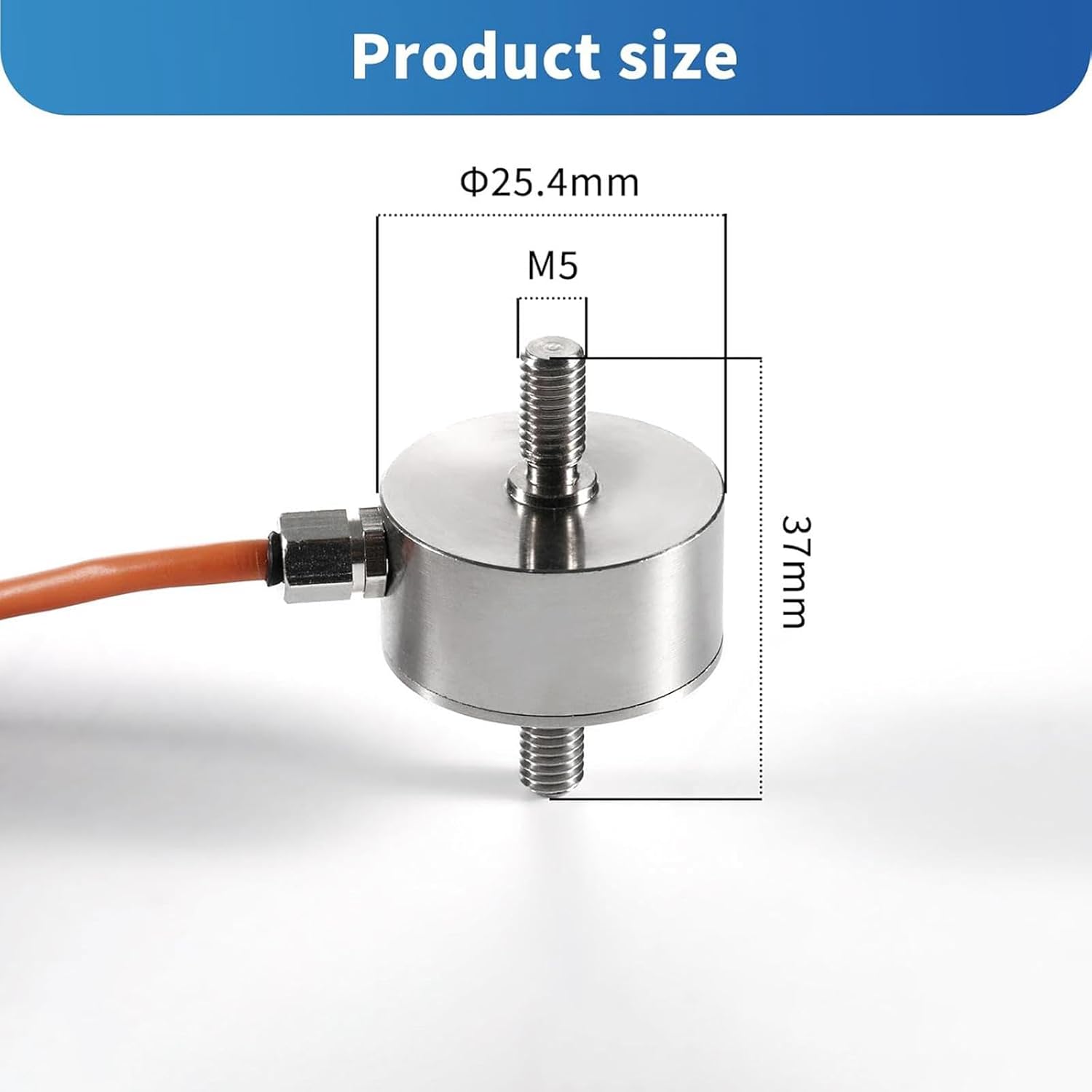 Mini Tension and Compression Force Sensors Silver Attachment Simple Installation Direct Replace High Performance Accessory, 5 KG