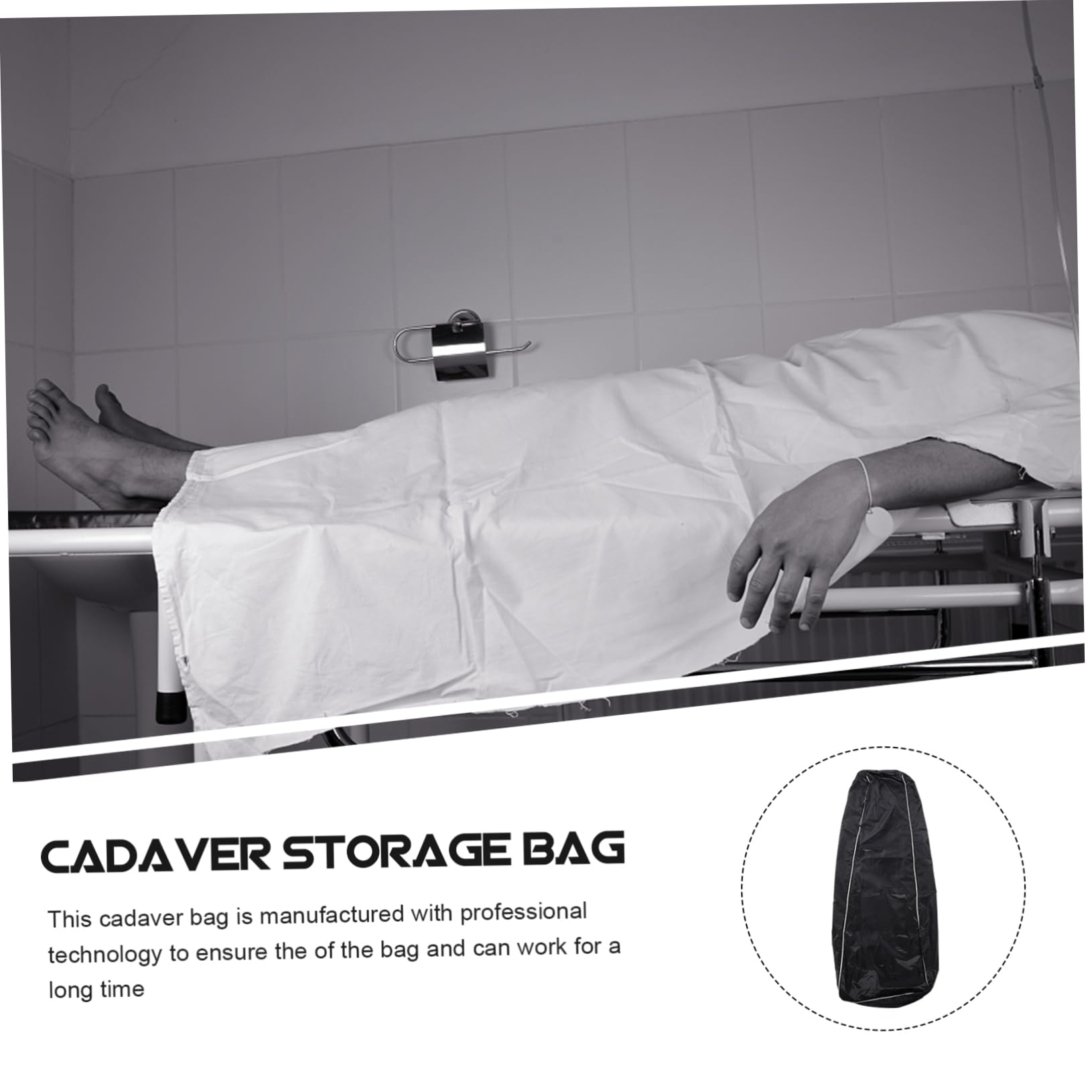 Borsa Per Trasporto Cadaveri Resistente Sacco Per Corpi Durevole E Accessorio Funerario Pratico Per Gestione Salma