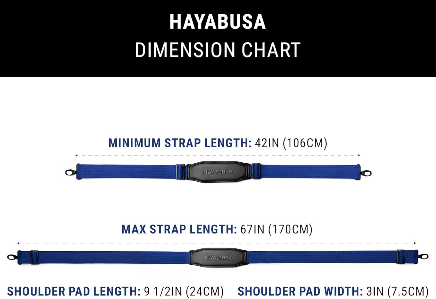 Hayabusa Jiu Jitsu Ranked Duffle Strap - Purple, One - Image 6