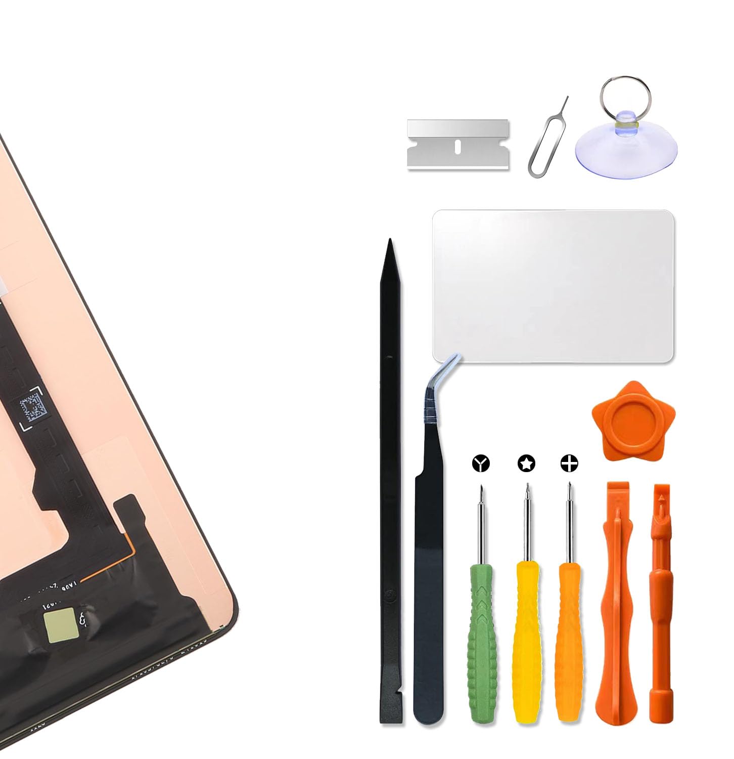 Écran de rechange AMOLED pour Xiaomi Poco X7 Pro 5G | 2412DPC0AG, 2412DPC0AI, écran tactile LCD, numériseur, avec kit de réparation (prise en charge des empreintes digitales)