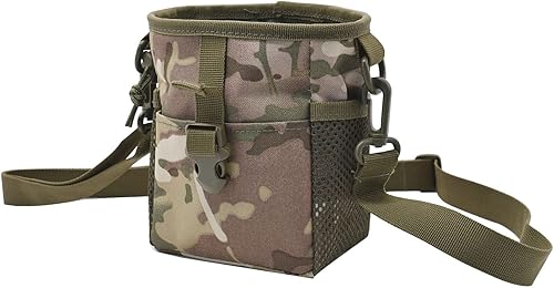 JFFCESTORE Bolsa táctica para bolas de tirachina, bolsa de volcado pequeña, estuche de almacenamiento militar, cinturón de utilidad, bolsa de