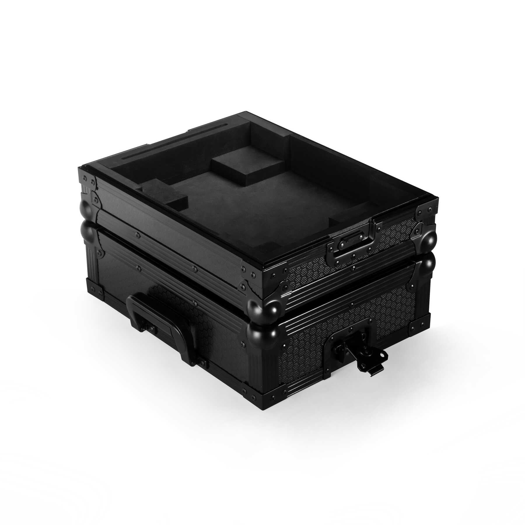 Reloop Premium RP-7 Turntable Case - Robuste Konstruktion mit kratzfester Hexa-Oberfläche in mattem Schwarz