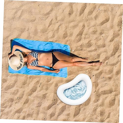 Totority Bañera Inflable para Pies 90x70cm Blanca miniatura 5