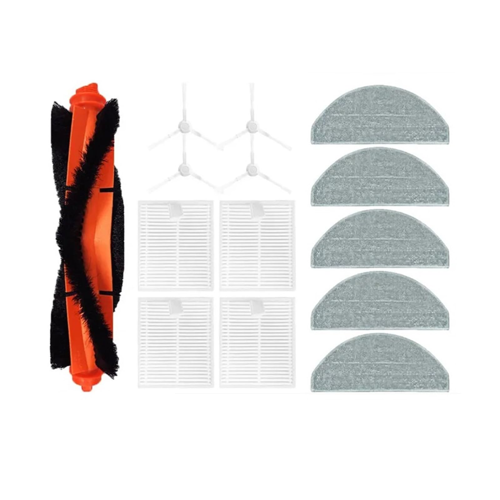 Compatible con Xiaomi E12 E10 B112, electrodomésticos, Robot Aspirador, Cepillo Principal, Cepillo Lateral, mopa, Filtro HEPA, repuestos.(Multi)