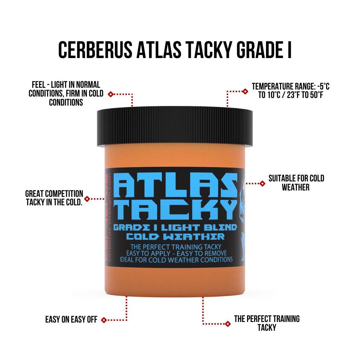 CERBERUS Strength Atlas Tacky Mélange léger Grade I 150 ml