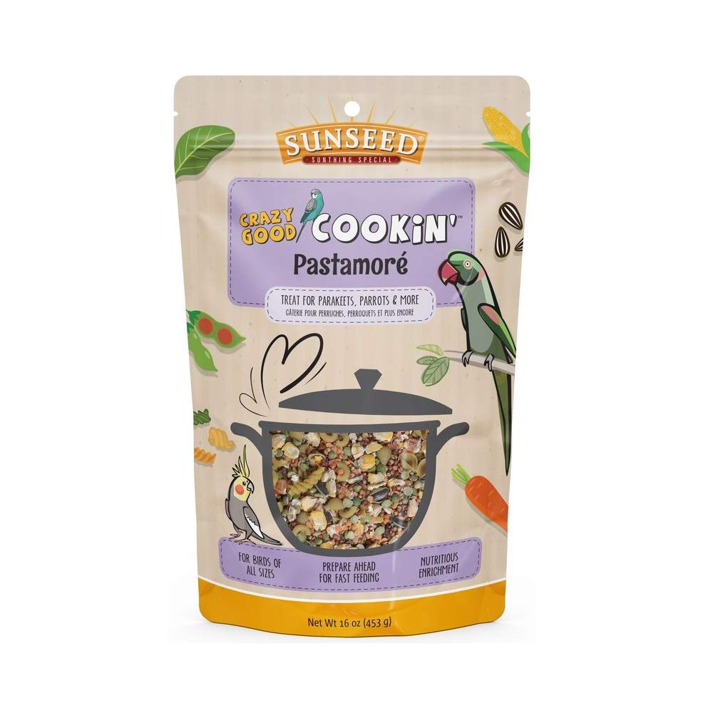 Sunseed Crazy Good Cookin' Pastamoré 16 Ounces (Pack of 1)