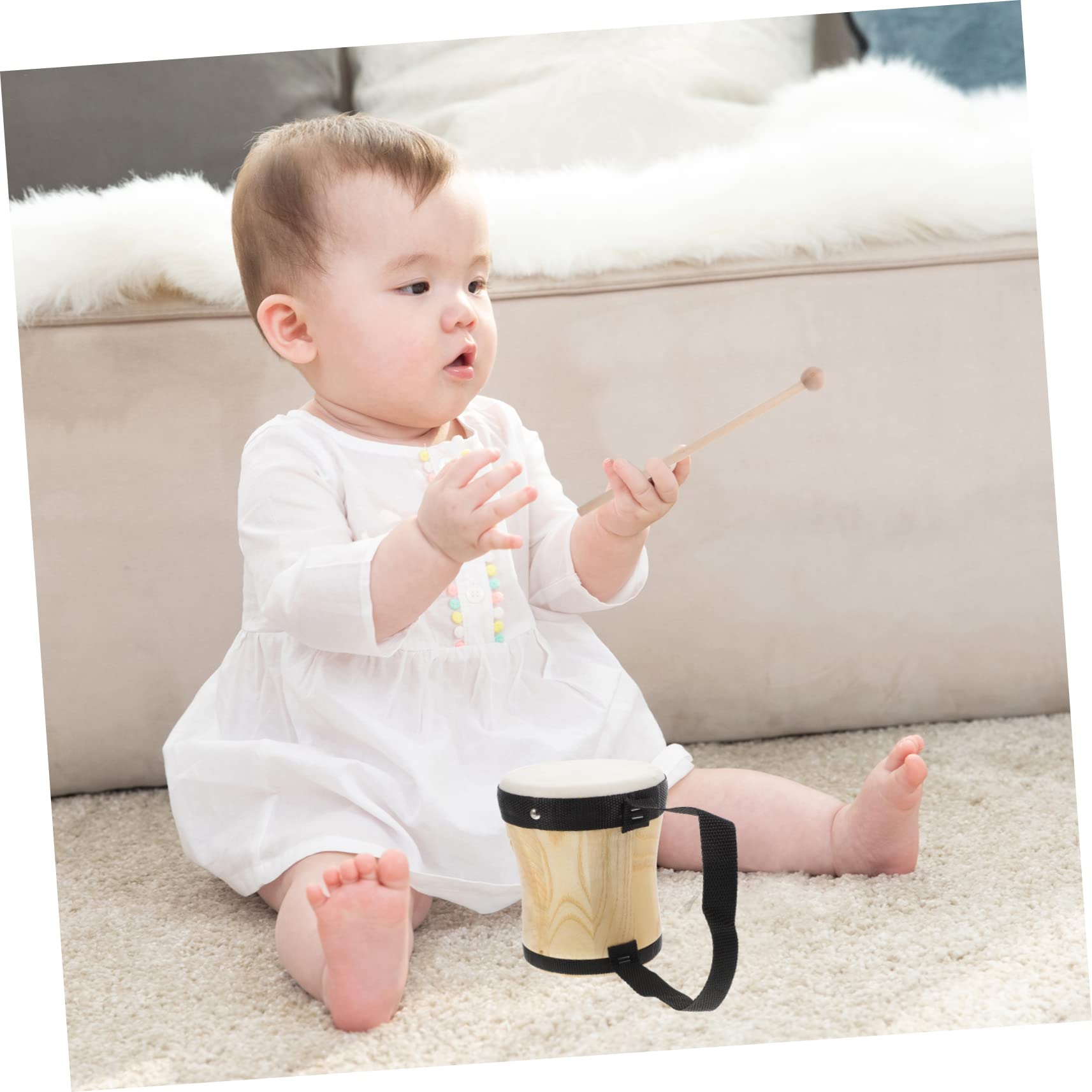 Instrumento de Percusión Infantil Mano Compacto y Ligero para Educación Musical Niñas Diseño Duradero con Pulsera para Fácil y Aprendizaje