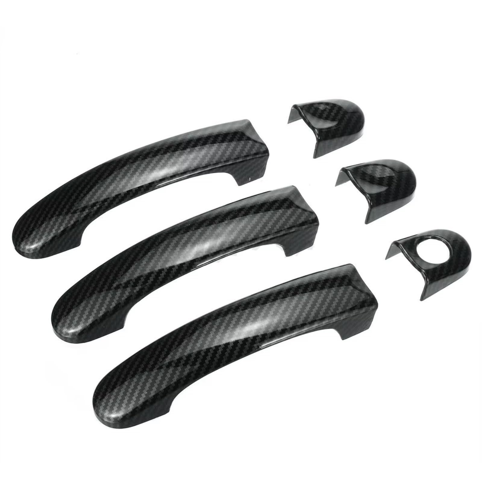 Ymnhbik One Color Door Handle Cover Compatible With Vw For Transporter T5 2003-2015 For Caravelle 2003-2013 Car Exterior Side Door Handle Cover Decoration Replacement