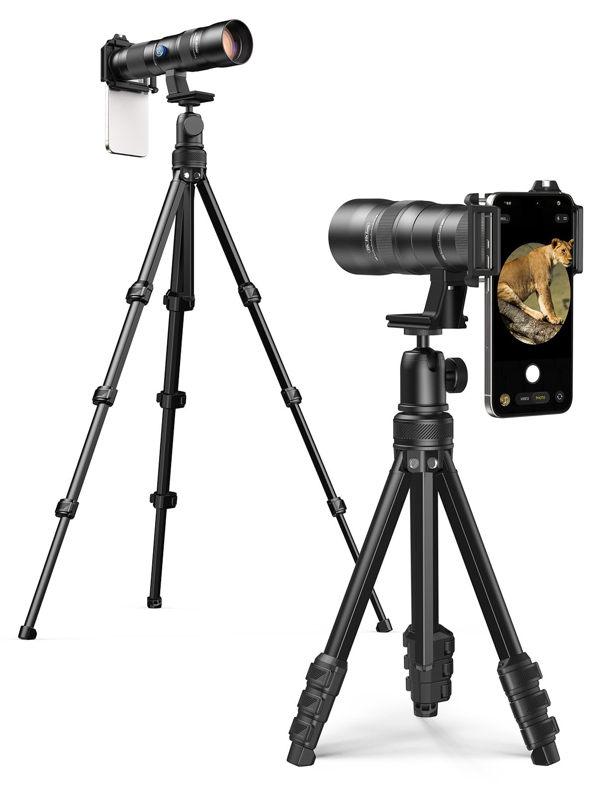 鏡です Amazon.com: MIAO LAB 20-60X Zoom Telephoto Lens, High Power