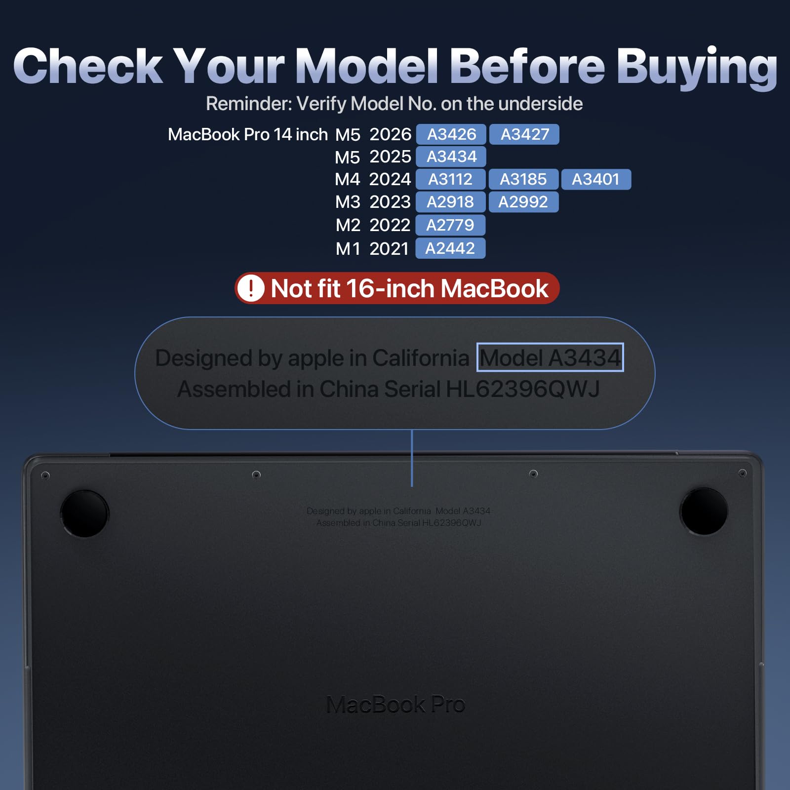 Amazon.com: Soonjet for MacBook Pro 14 inch Case | M5 M4 M3 M2 M1