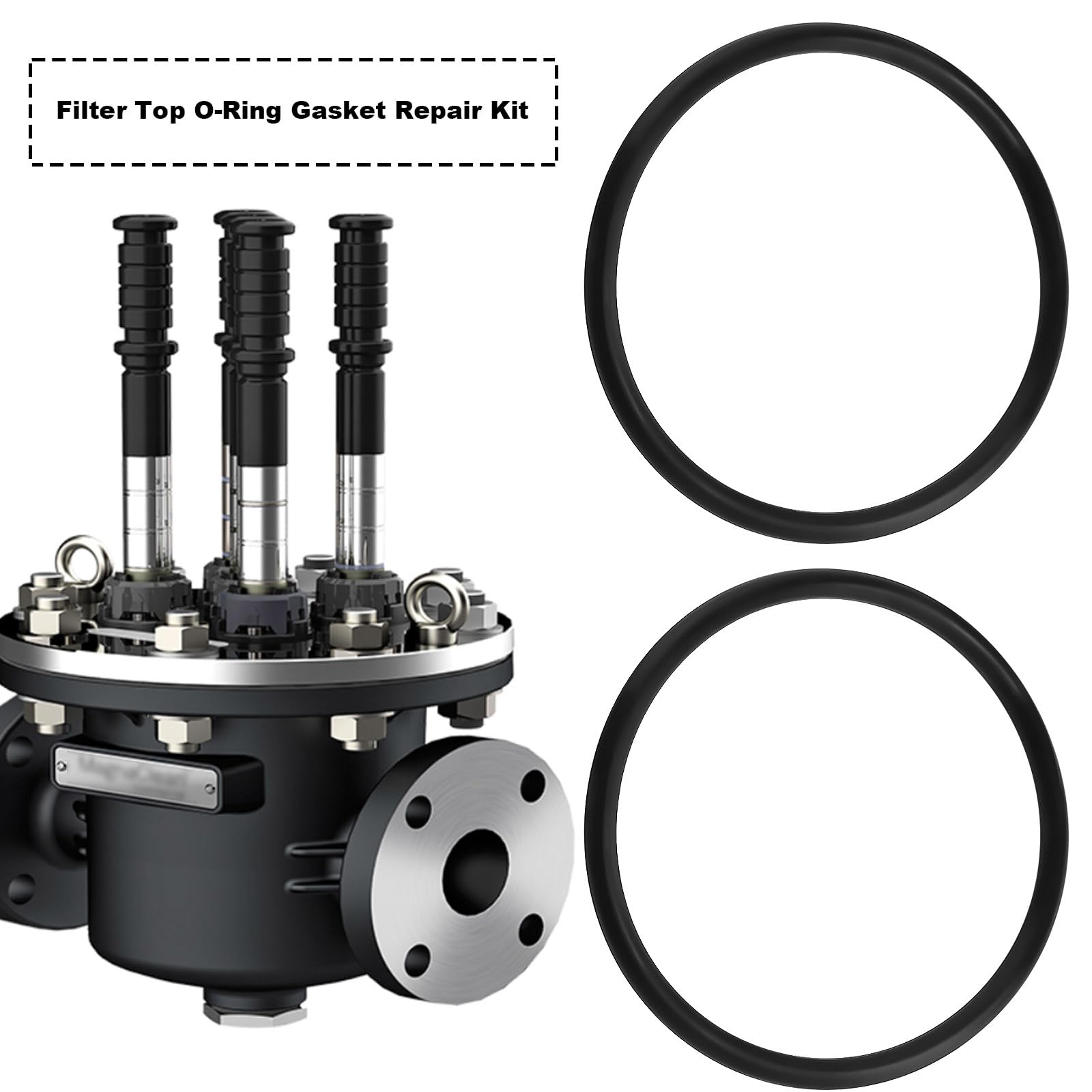 4 Stück Filter Dichtungen 75x5mm - Nitril O-Ringe Für Adey Magnaclean
