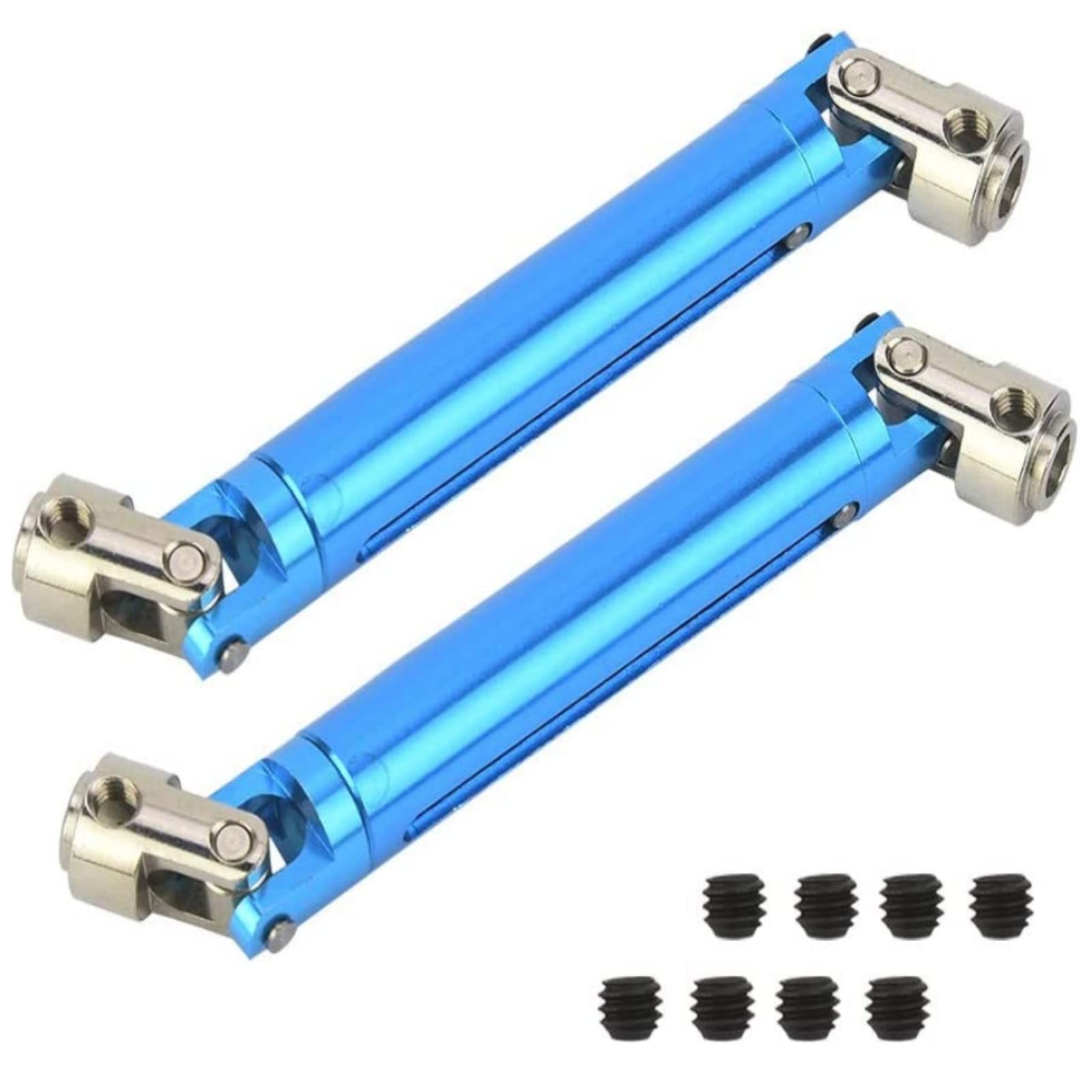 ADORLY 2pc Full Aluminum Redcat Gen7 Driveshafts Redcat Gen7 Pro Metal Driveshafts Redcat Everest 10 Gen7 Sport Drive Shafts Upgrades Parts Blue