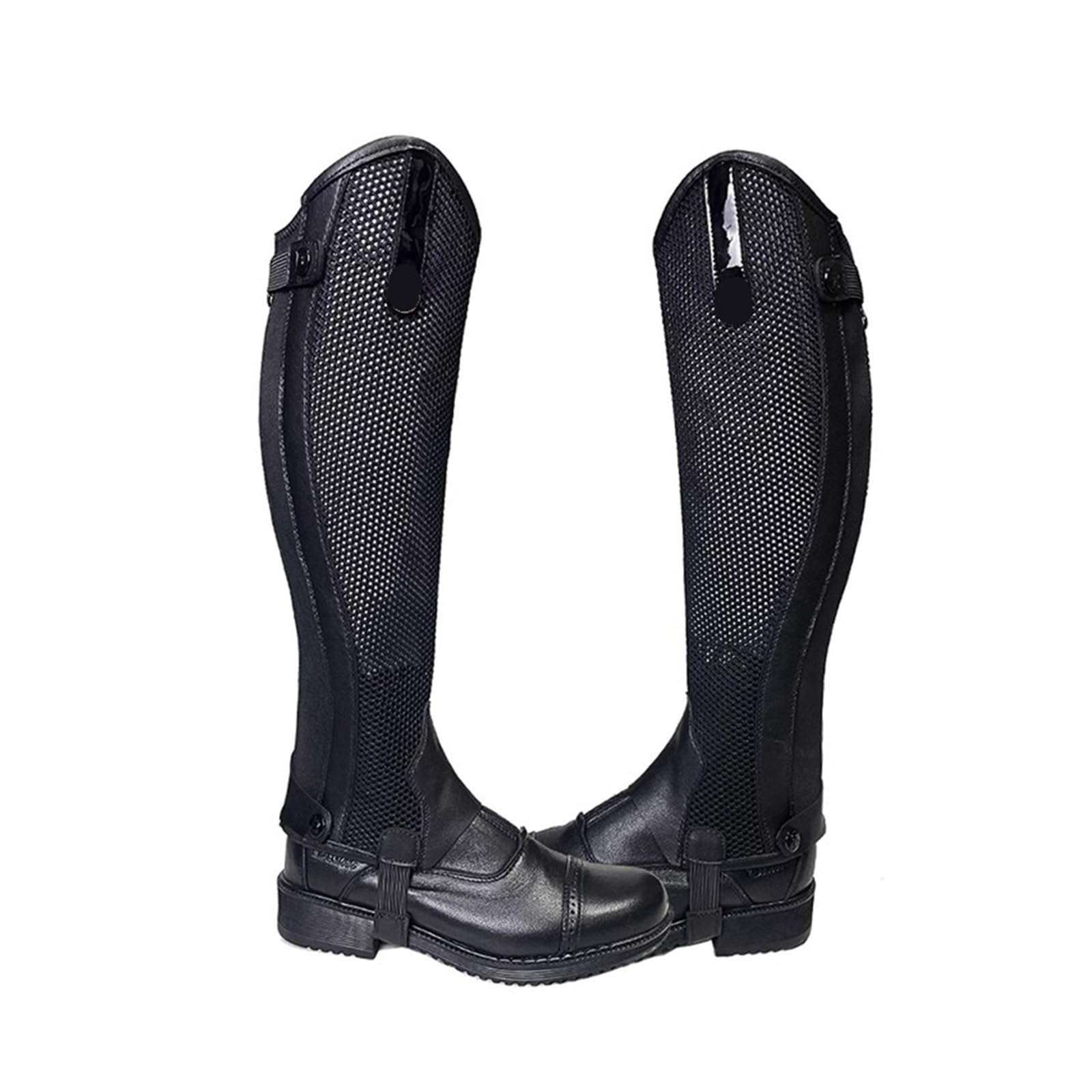 Reiten Half Chaps Atmungsaktive Mesh-Leggings for den Reitsport, bequeme und atmungsaktive Reitleggings, professionelle Reitausrüstung
