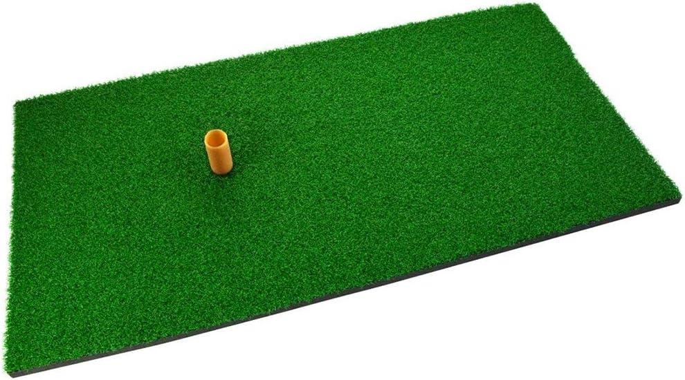 12"x24" Golf Mat, Rbenxia Practice Hitting Mat with Rubber Tee Holder Realistic Grass Putting Mats Portable Outdoor Sports Golf Training Turf Mat Indoor Office Equipment