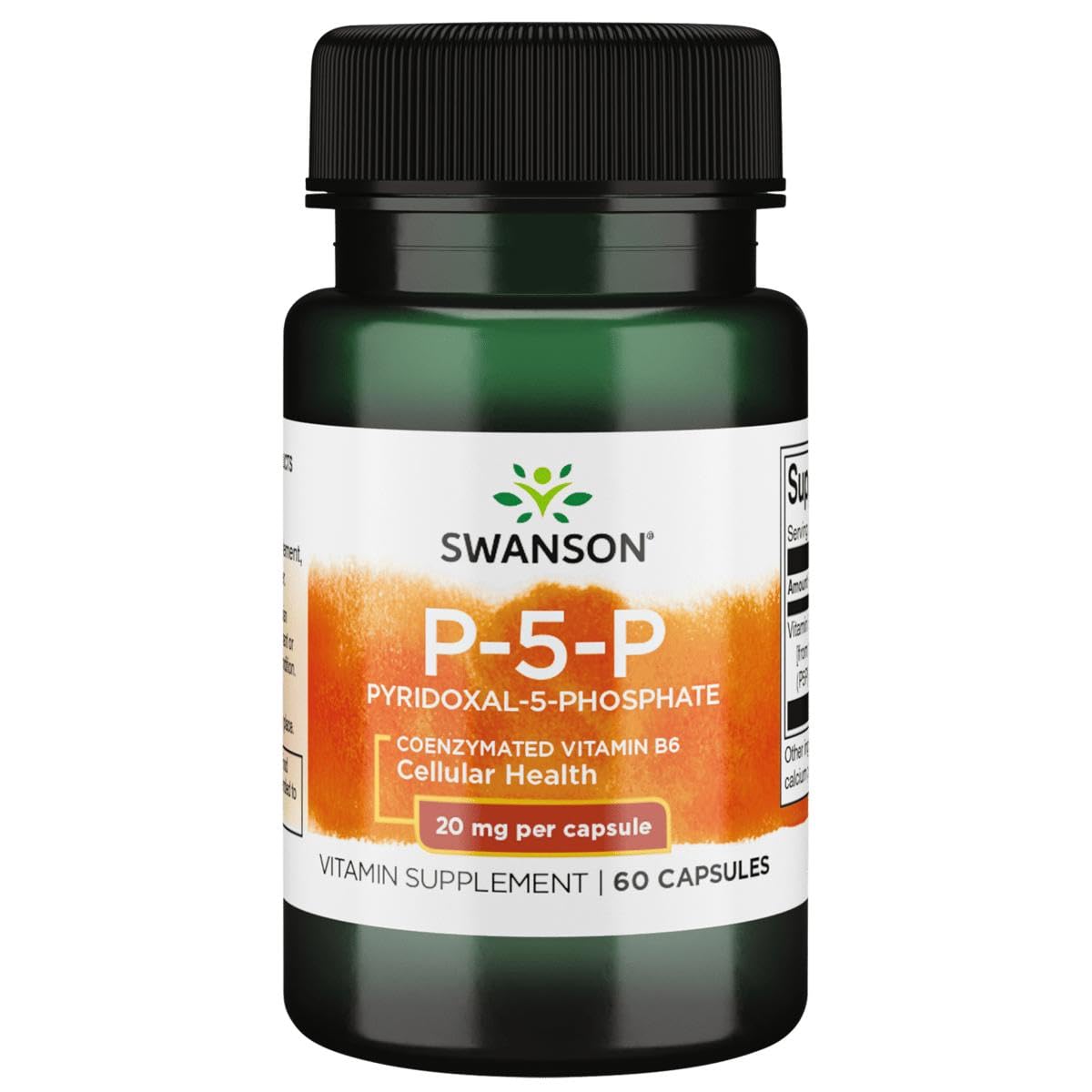 Swanson P-5-P Pyridoxal-5-Phosphate (20mg, 60 Caps)
