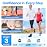 Modvel Foot & Ankle Brace Socks for Sprained Ankle Compression Sleeve - Foot Support for Women & Men - Tendonitis & Arthritis Ankle Brace Sports Running, Torn Ligaments & Women Stabilizing Ankle Wrap