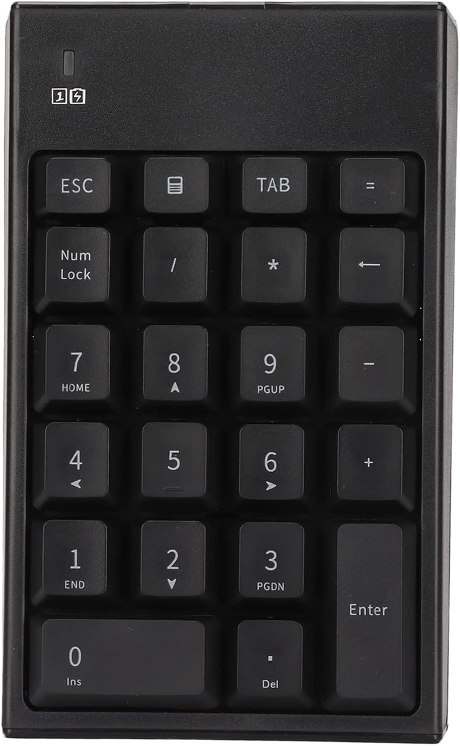 Number Pad, 22 Keys USB Number Pad, 10M Delay Portable Numeric Keypad, with Receiver for Laptop Desktop Computer PC