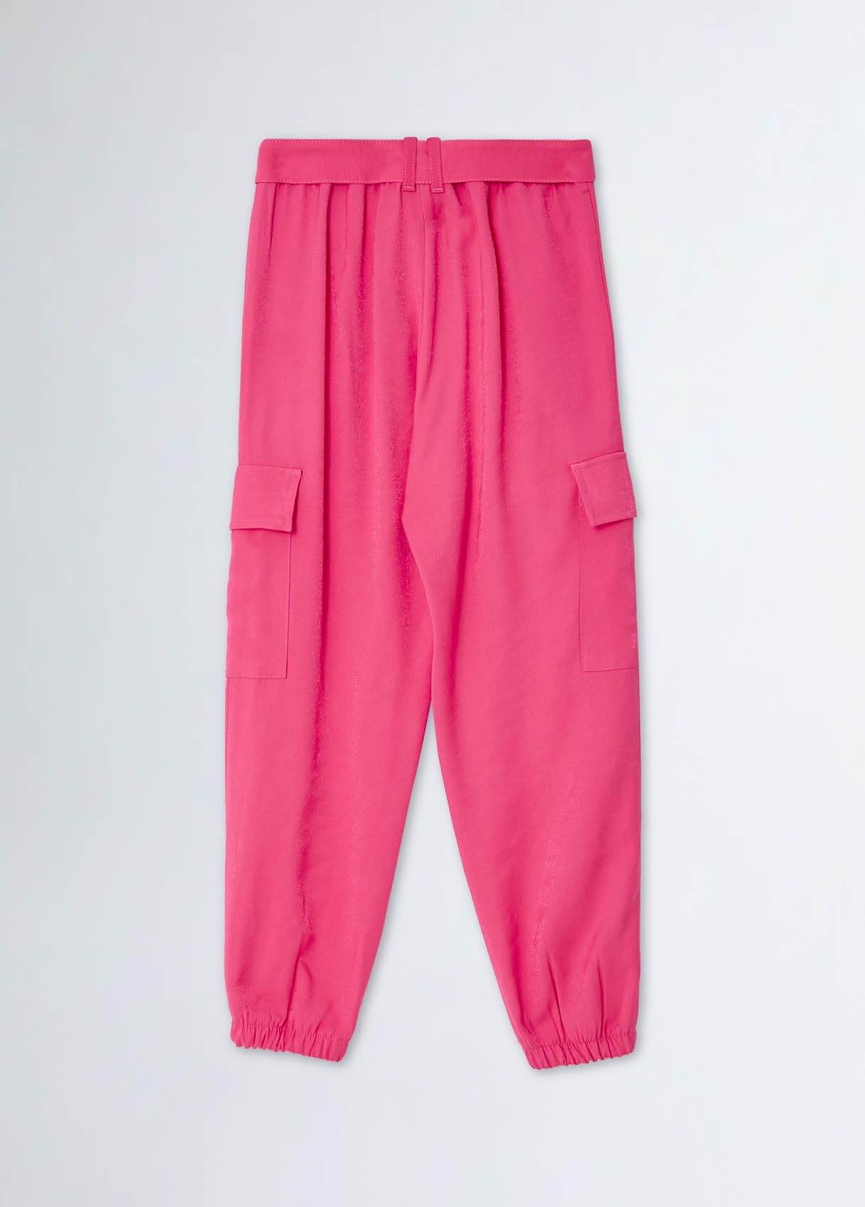 Liu Jo Jeans Liu Jo Pantaloni Rosa Fucsia Cargo con Cintura (IT, età, 16 Anni, Regular, Rosa)