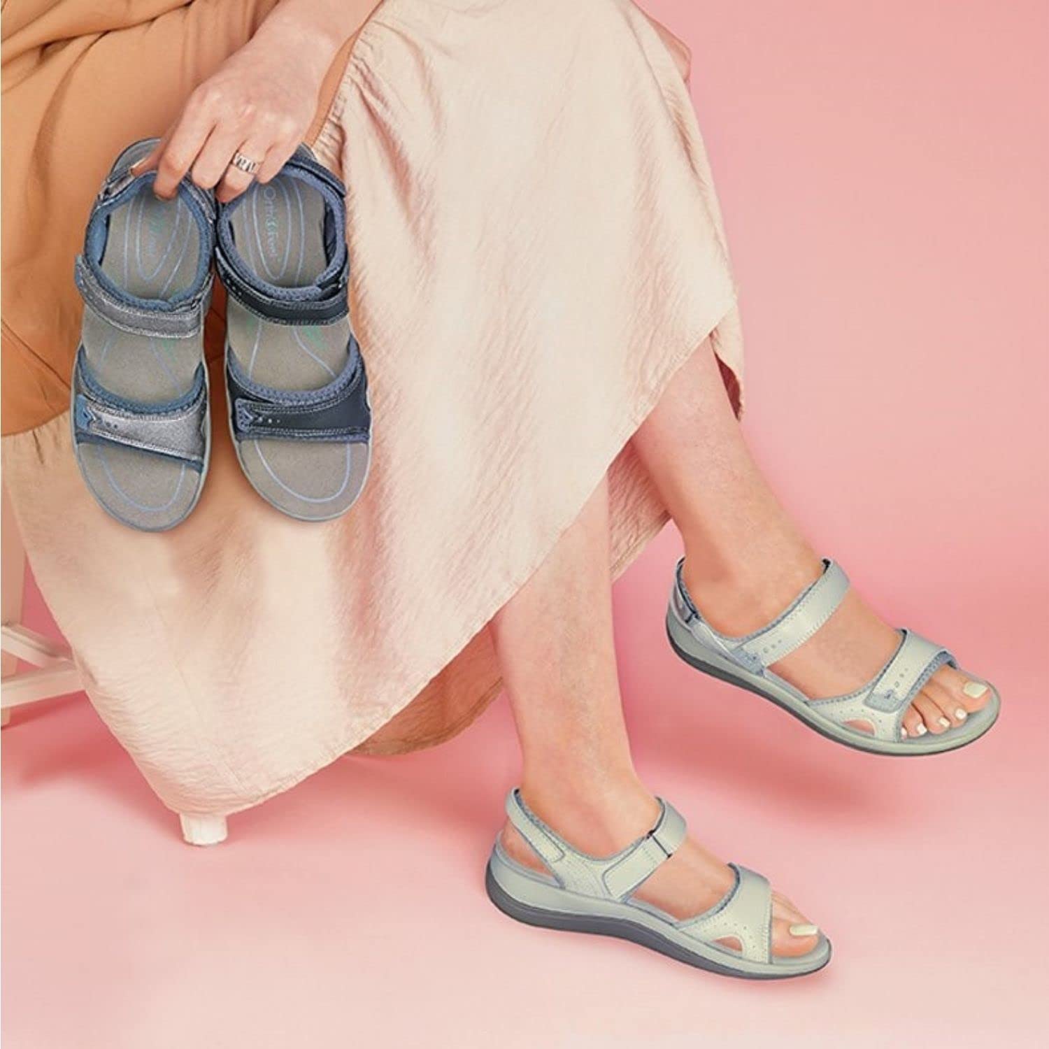 Arch Support Sandals for Women, Ideal for Heel and Foot Pain Relief