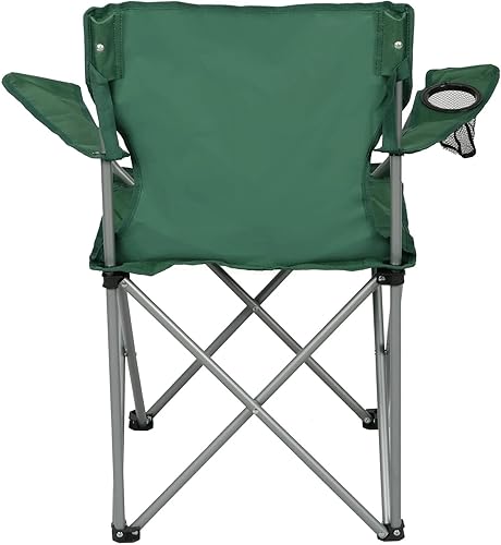 Miniatura 3 de Sillas de campamento al aire libre plegable portátil con portavasos silla de campamento para playa, césped, deportes al aire libre silla portátil