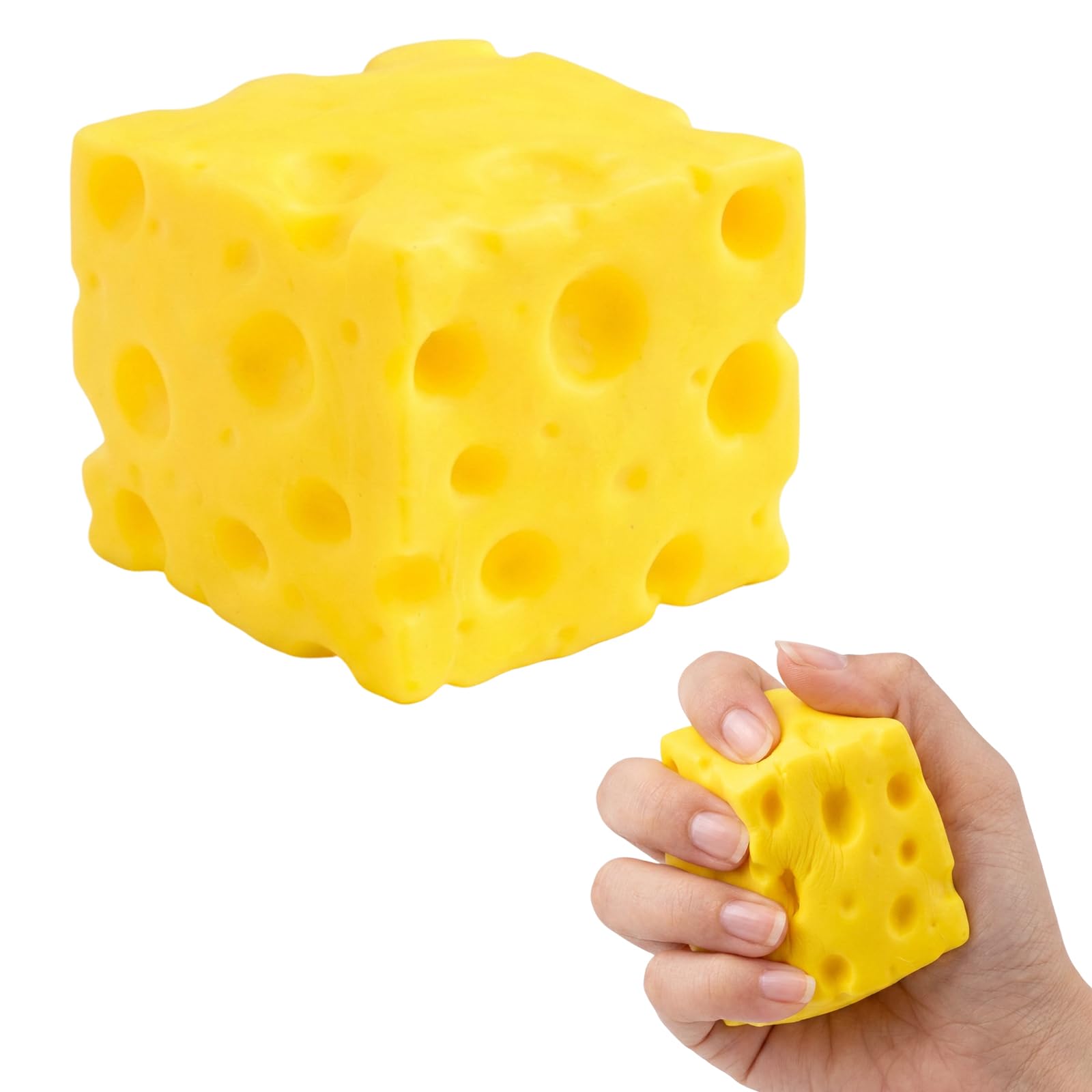 Cheese Squishy, Cheeses Squishys Toy, Cheeses Squishys for Sensory Play, Cheese Squishy for Relaxation