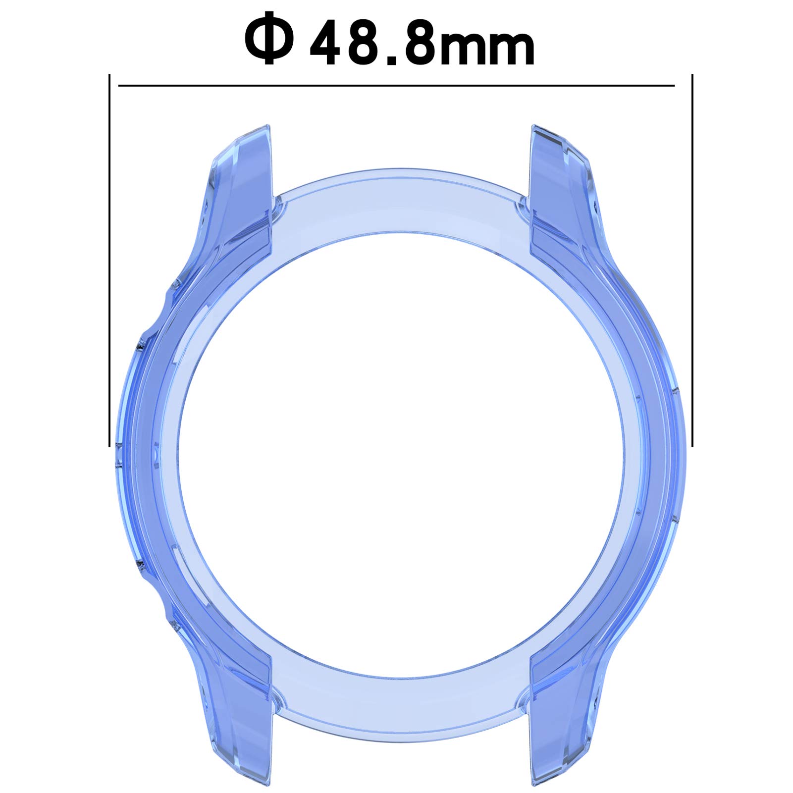 LOKEKE Vetro Temperato Per TicWatch Pro 3 GPS | Protezione Schermo 0,3mm Con Durezza 9H | Pellicola Trasparente Antigraffio - 2