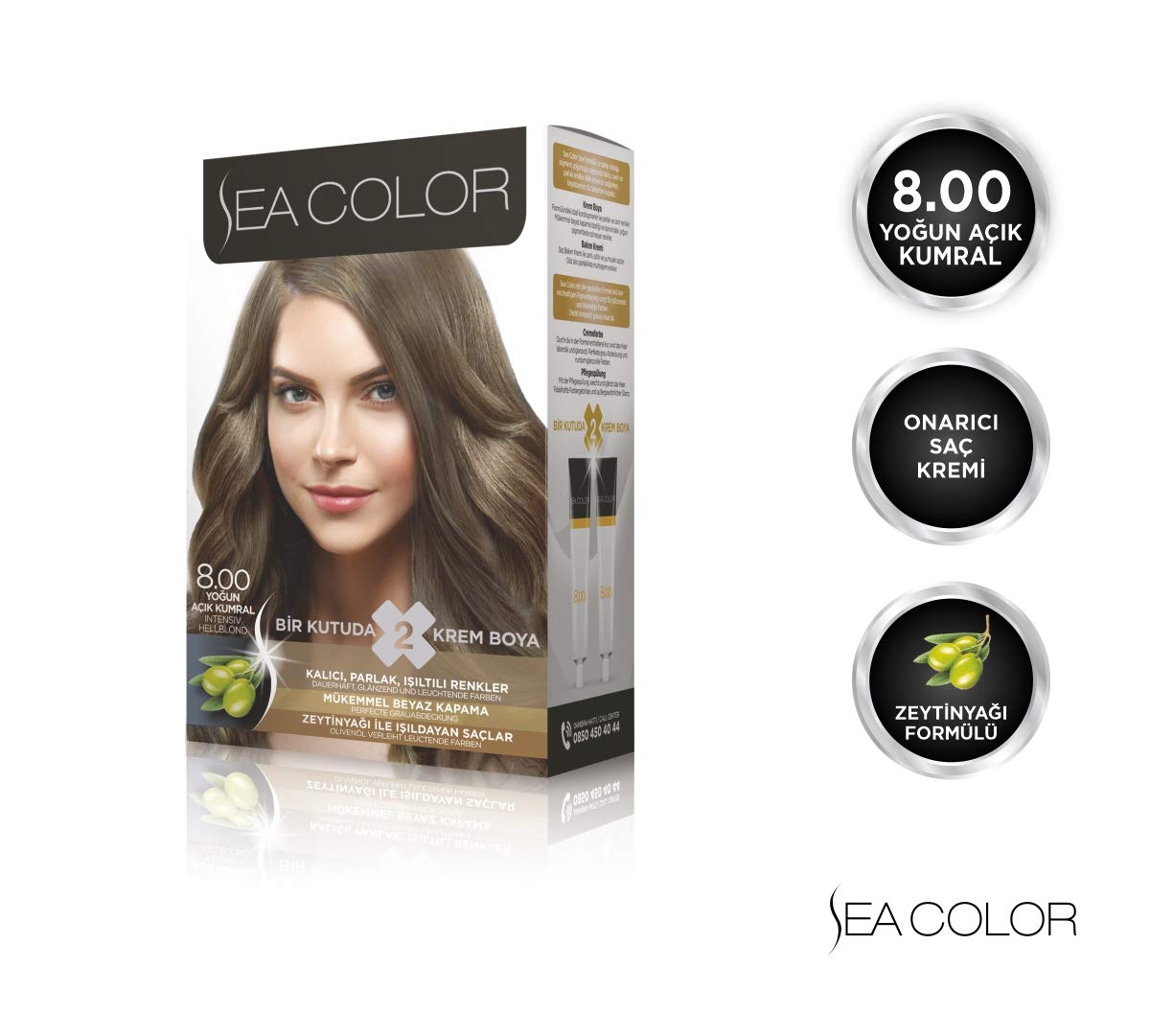 Lilafix 8.00 Yoğun Açık Kumral 5 Paket