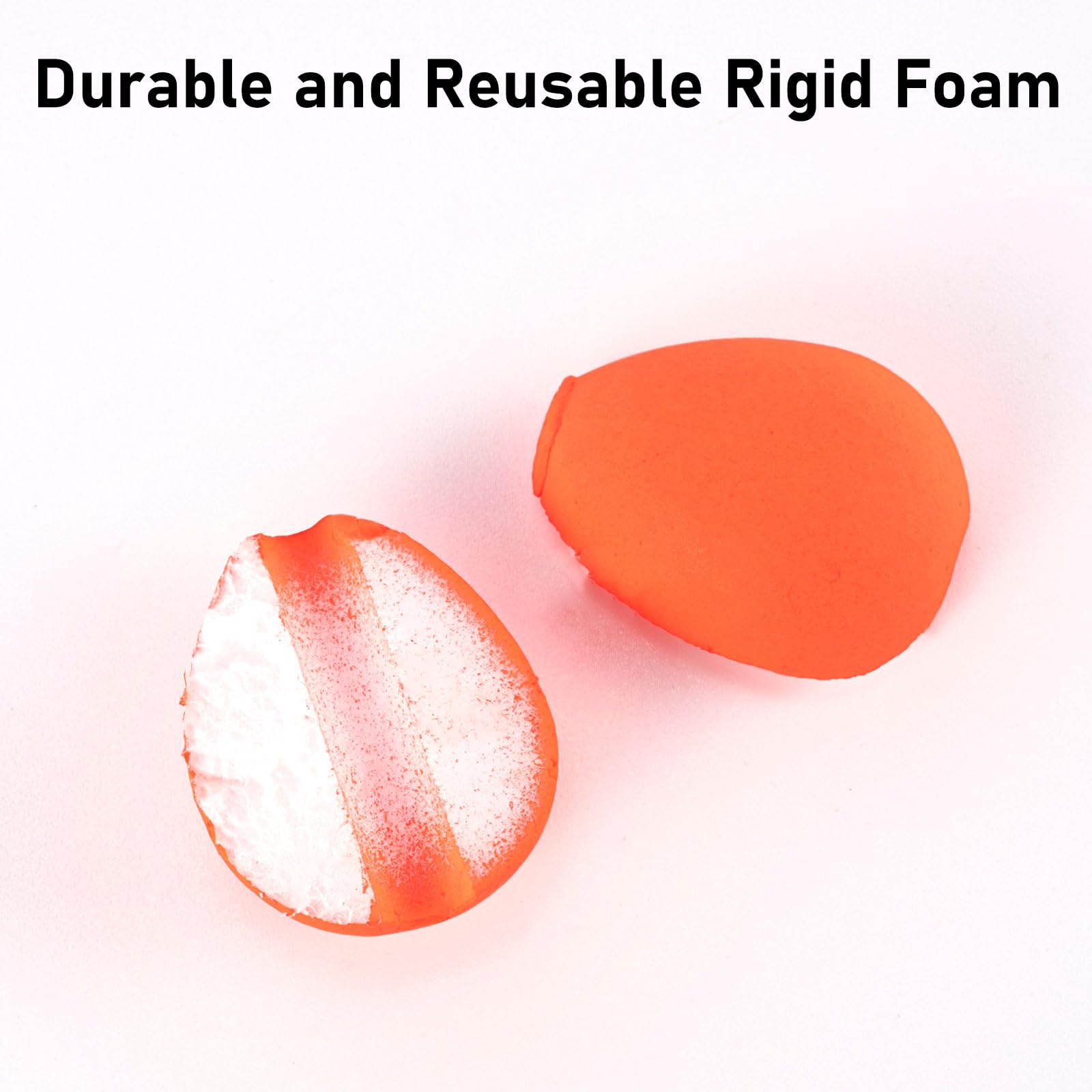 Dr.Fish 30 Pack Fly Fishing Floats Fly Fishing Bobber Strike Line Float Indicators, Foam Teardrop Bobbers, Trout Floats for Freshwater