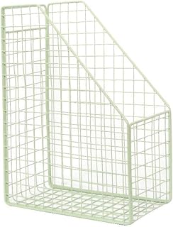 Aktenschränke QIQIDEDIAN kosz do przechowywania Sakura LUN kuta żelazo retro segregator biurowy regał magazynowy kreatywny regał na książki Data Box Rack (kolor: miętowy zielony)