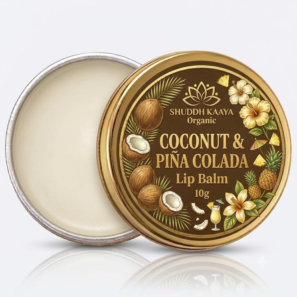 Organic Coconut & Piña Colada Lip Balm | Deep Hydration & Tropical Nourishment for Dry & Chapped Lips | 100% Natural Ingredients, 10g-picture-17