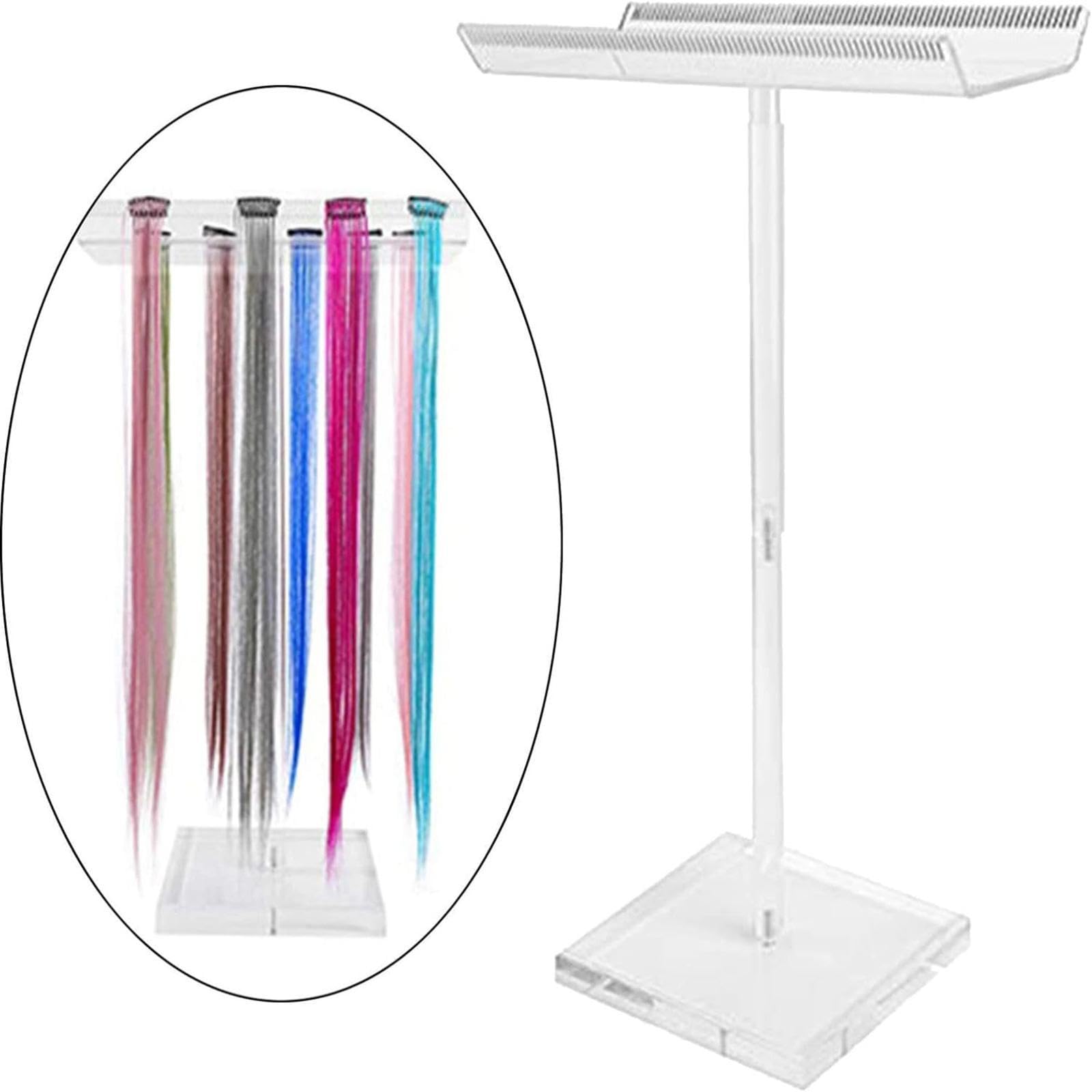 Supporto in Acrilico per Esposizione, Separatore per Trecce, Espositore per Sezioni di Capelli per Negozio E Barbiere, Dimensioni: