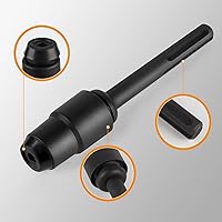 Vista 5 de CPROSP Adaptador SDS MAX a SDS Plus para martillos rotativos, color negro