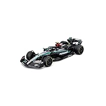 Bburago – Mercedes AMG Petronas W15 Lewis Hamilton #44 2024 – Modellino Realistico Auto in Scala 1:43, Guidata da Lewis Hamilton, Licenza Ufficiale Mercedes, Età consigliata 3+ Anni